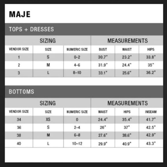 Maje Black Waist Smocked Raboa Mini Dress Maje Sz 2/Sz M (4-6) NWT - Picture 12 of 14